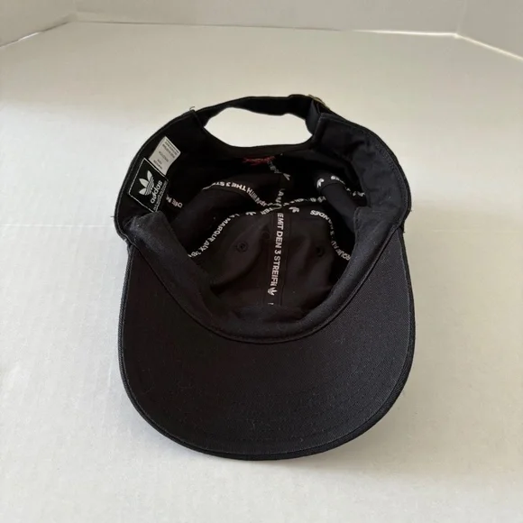 Adidas Adjustable Black Hat Patriotic Embroidered‎ American Flag Theme Logo. - Picture 3 of 12